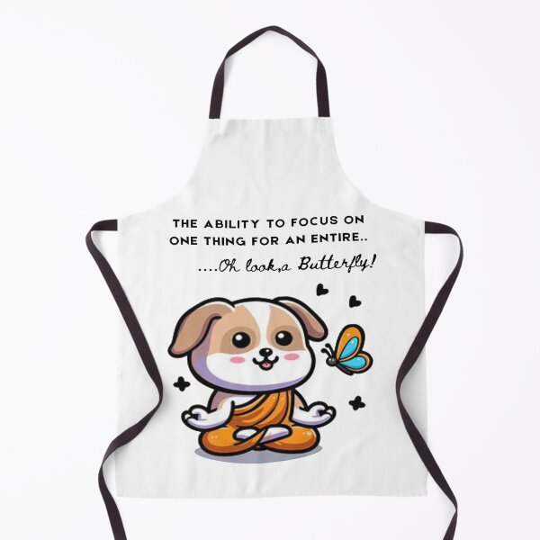 Item preview, Meditative Puppy and Butterfly Distraction Art designed and sold by tutoo clothes.