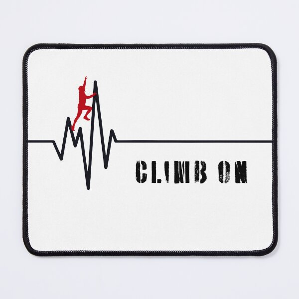 Item preview, Climbing Makes My Heart Race designed and sold by Cynthia Marinakos.
