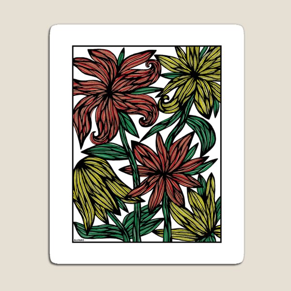 "Sunfire Blossoms" Magnet