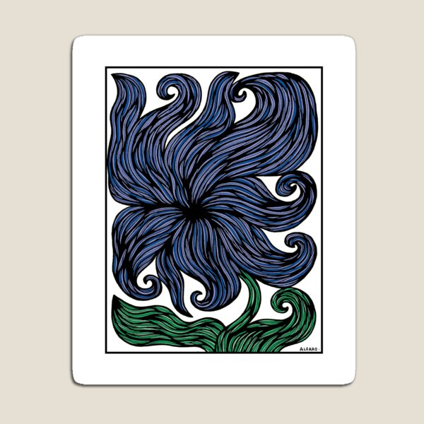 "Ocean Breeze Bloom" Magnet
