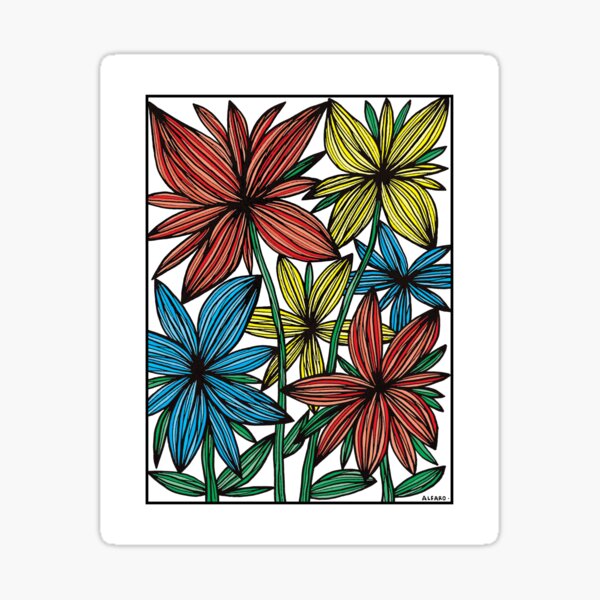 "Wildflower Symphony" Sticker