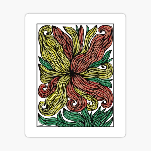 "Golden Ember" Sticker