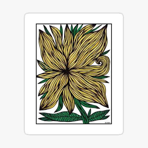 Golden Glow Sticker