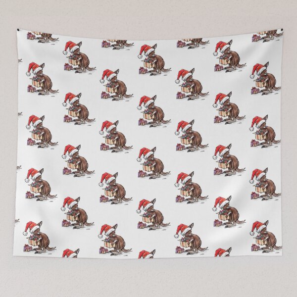 Item preview, Christmas Kangaroo designed and sold by TraceyMackieArt.