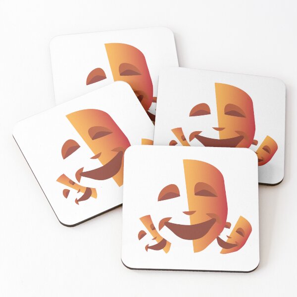 Item preview, Comedy Masks designed and sold by Tanakorn Kathong.