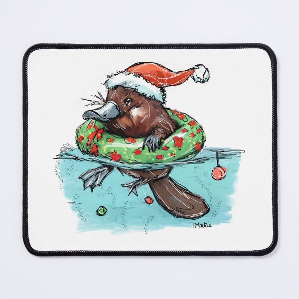 Item preview, Christmas Platypus designed and sold by TraceyMackieArt.
