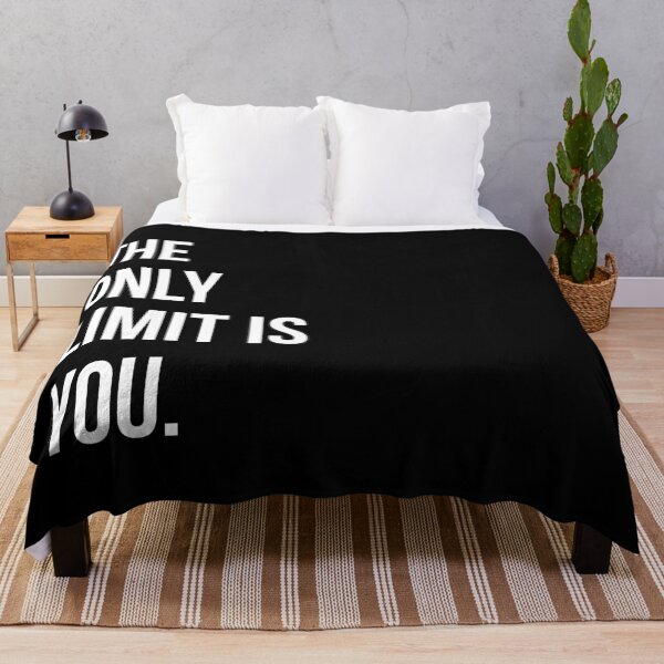Item preview, The Only Limit Is You - Empowering Self-Belief Quote Design designed and sold by Enchantedbox.