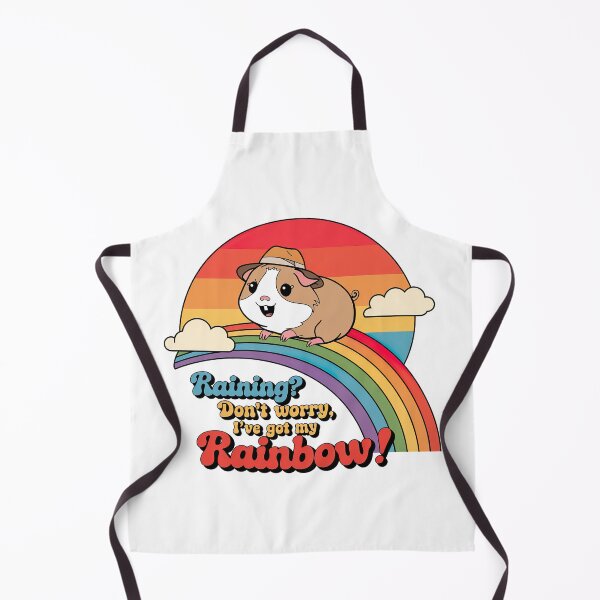 Item preview, Cute Guinea Pig on a Rainbow designed and sold by graphic-genie.