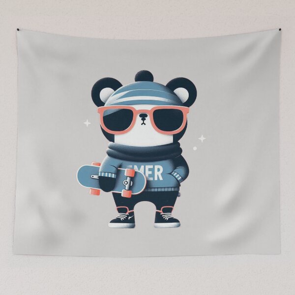 Item preview, Cool Skater Panda - Urban Streetwear Design designed and sold by tutoo clothes.