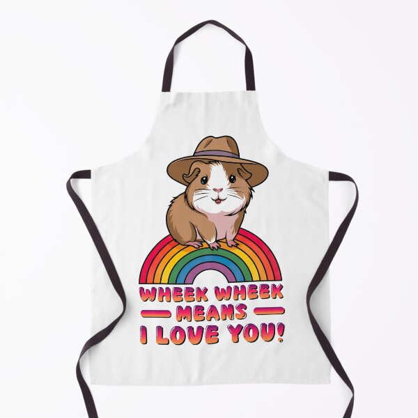 Item preview, Cute Guinea Pig on a Rainbow designed and sold by graphic-genie.