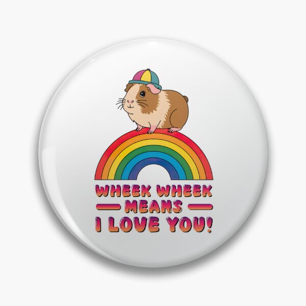 Item preview, Cute Guinea Pig on a Rainbow designed and sold by graphic-genie.