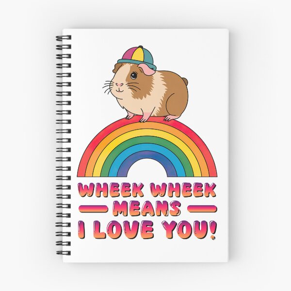 Item preview, Cute Guinea Pig on a Rainbow designed and sold by graphic-genie.