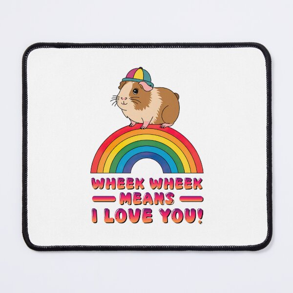 Item preview, Cute Guinea Pig on a Rainbow designed and sold by graphic-genie.