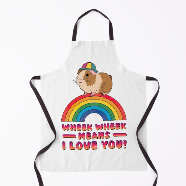 Item preview, Cute Guinea Pig on a Rainbow designed and sold by graphic-genie.