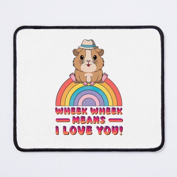 Item preview, Cute Guinea Pig on a Rainbow designed and sold by graphic-genie.