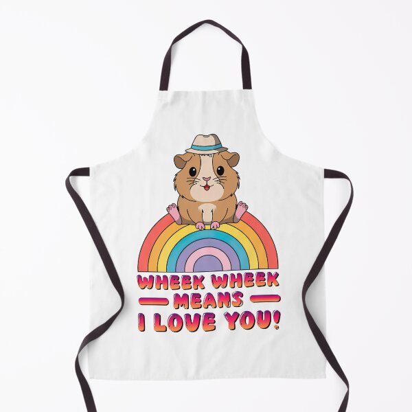 Item preview, Cute Guinea Pig on a Rainbow designed and sold by graphic-genie.