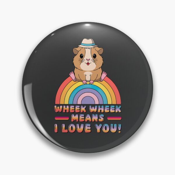Item preview, Cute Guinea Pig on a Rainbow designed and sold by graphic-genie.