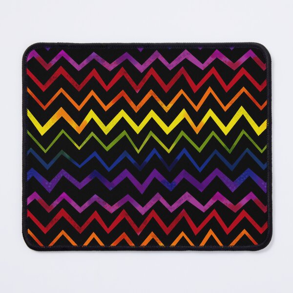 Item preview, Rainbow pattern - colourful pattern - black background designed and sold by PP-Patterns.