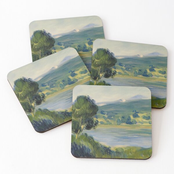 Item preview, Mountain lake in summer designed and sold by MoodyFrames.