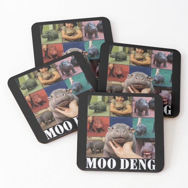 Item preview, Funny Moo Deng Baby Pygmy Hippo Cute Zoo For Family designed and sold by savecloth.
