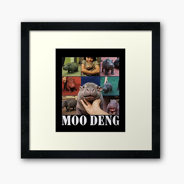 Item preview, Funny Moo Deng Baby Pygmy Hippo Cute Zoo For Family designed and sold by savecloth.