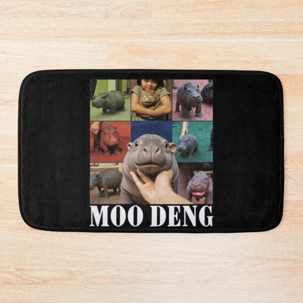 Item preview, Funny Moo Deng Baby Pygmy Hippo Cute Zoo For Family designed and sold by savecloth.