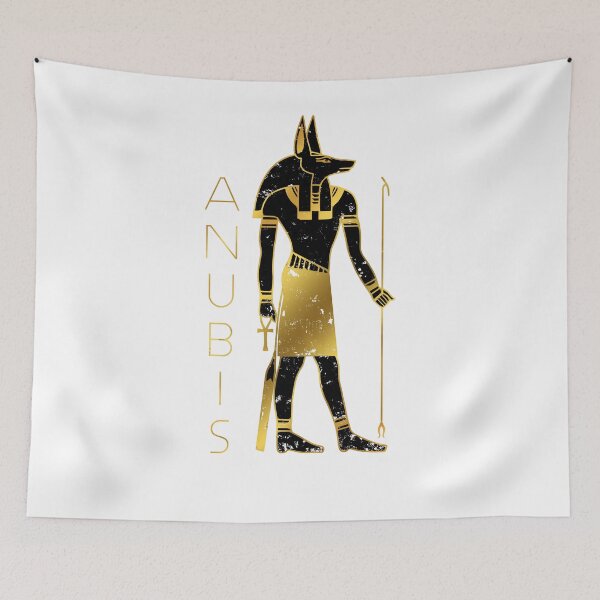 Item preview, Anubis Egyptian God - Black and gold designed and sold by polygrafix.