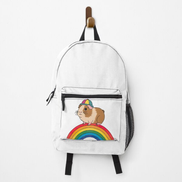 Item preview, Cute Guinea Pig on a Rainbow designed and sold by graphic-genie.