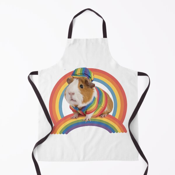 Item preview, Cute Guinea Pig on a Rainbow designed and sold by graphic-genie.