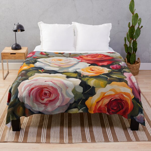 Item preview, Pretty Colorful Roses Oil Painting designed and sold by Juana-.