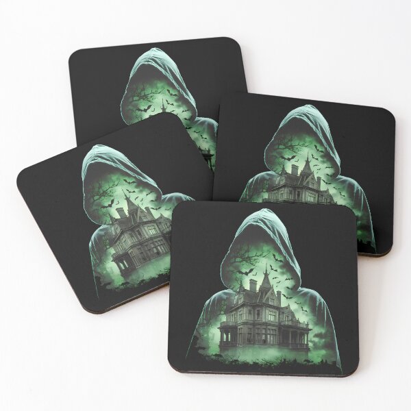 Item preview, Haunted House Halloween designed and sold by Funny Vintage Stickers And T-Shirts.