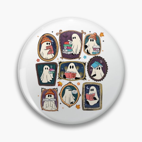 Item preview, Ghost Reading Books, Books Lover Halloween Gift designed and sold by Sigurornerosars.