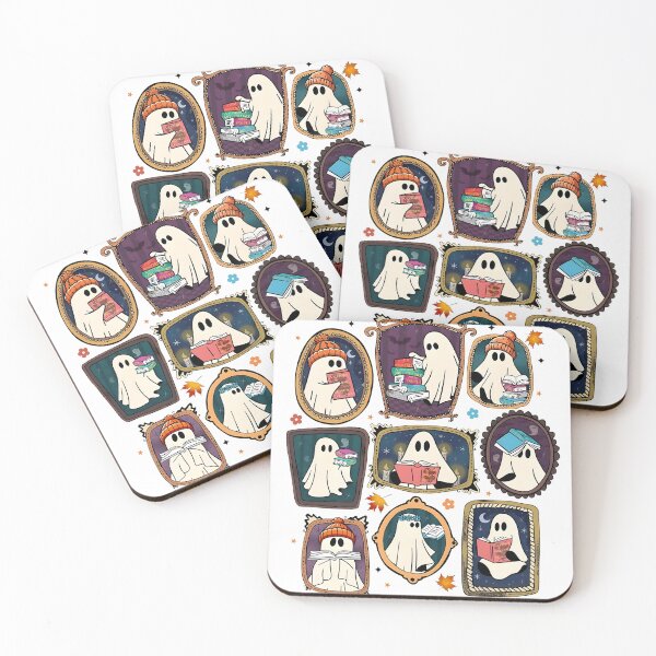 Item preview, Ghost Reading Books, Books Lover Halloween Gift designed and sold by Sigurornerosars.