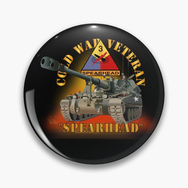 Item preview, 3rd Armored Division - Spearhead  w  M109 Howitzer - Fire X 300 designed and sold by Military Insignia Products.