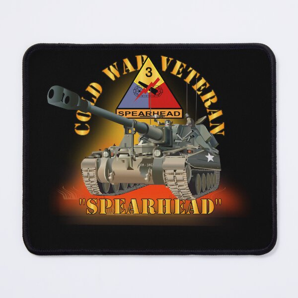 Item preview, 3rd Armored Division - Spearhead w M109 Howitzer - Fire X 300 designed and sold by Military Insignia Products.