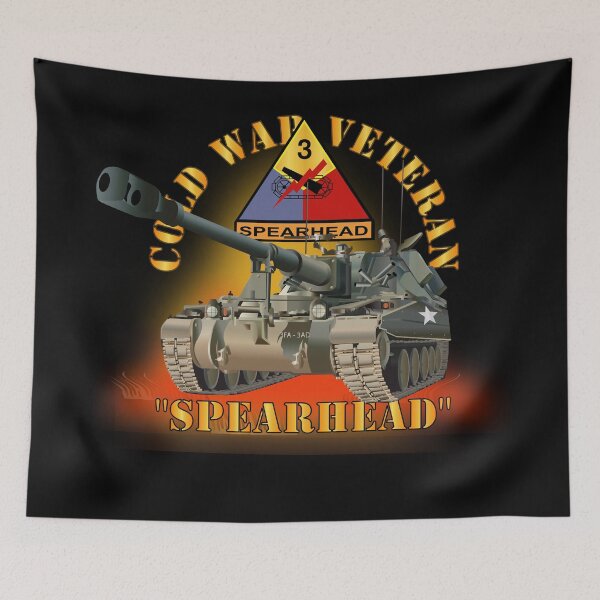 Item preview, 3rd Armored Division - Spearhead  w  M109 Howitzer - Fire X 300 designed and sold by Military Insignia Products.