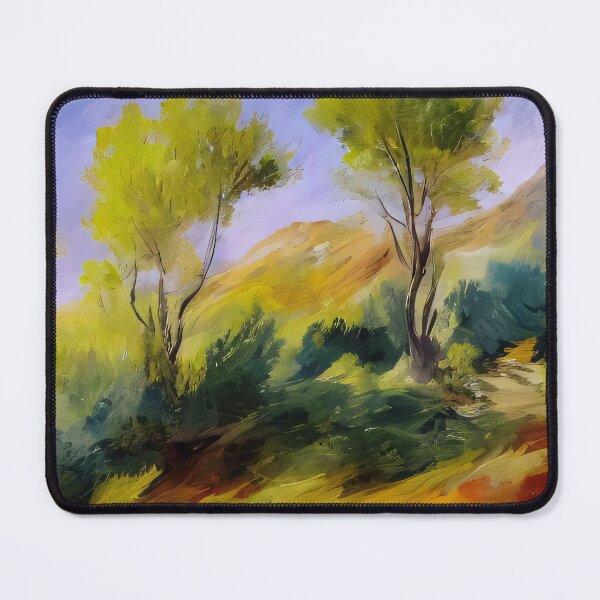 Item preview, Steep hill and wild trees designed and sold by MoodyFrames.