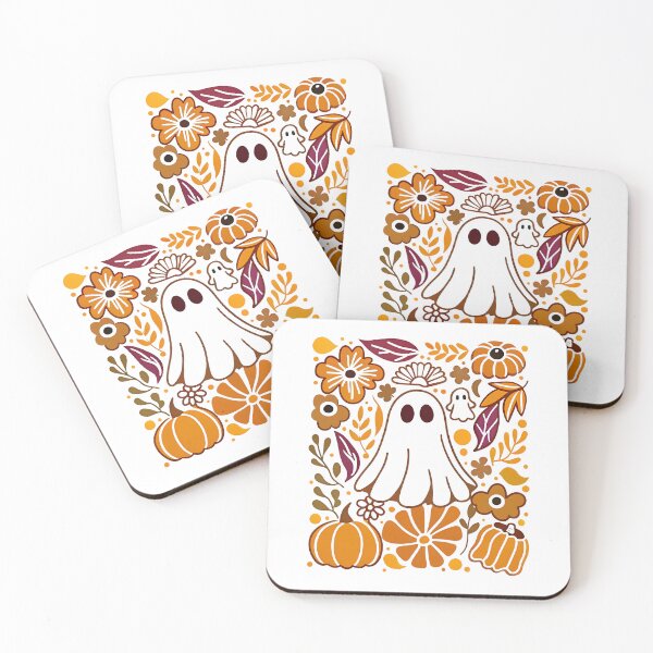 Item preview, Floral Pumpkin Ghost, Floral Ghost, Halloween Ghost designed and sold by Sigurornerosars.