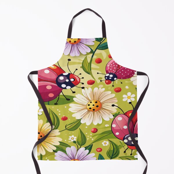Item preview, Ladybug on bright flowers designed and sold by Erik Visnievskij.