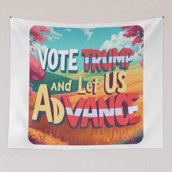 Item preview, Vote Trump and Let US AdVance designed and sold by duke818.