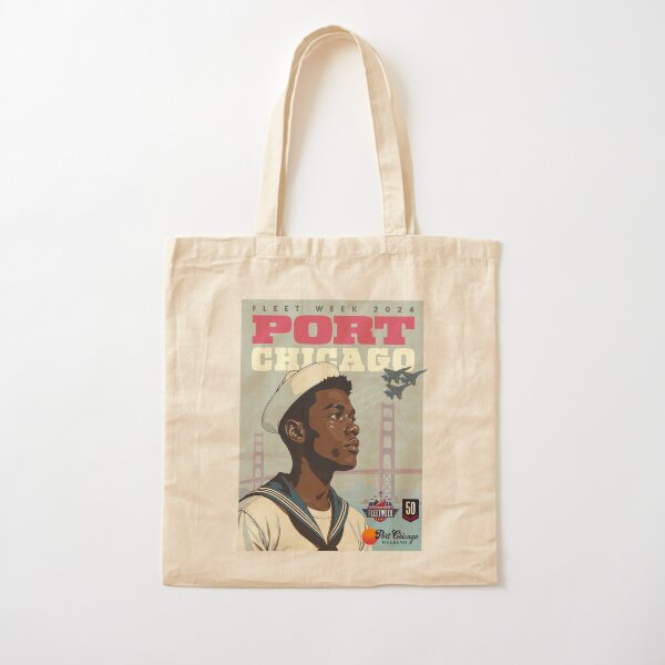 Port Chicago Fleet Week 2024 Cotton Tote Bag
