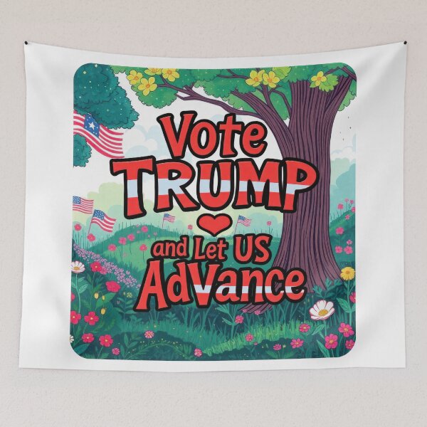 Item preview, Vote Trump and Let US AdVance designed and sold by duke818.