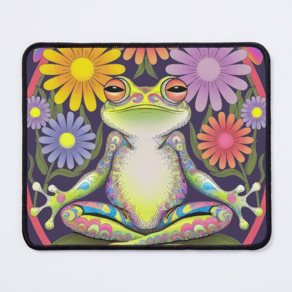 Item preview, INNER HARMONY FROG ZEN MASTER on hippie faded purple designed and sold by INNERHARMONY2.