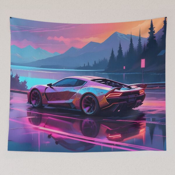 Artikelvorschau, Cyberpunk-Hypercar am See entworfen und verkauft von papi1998.