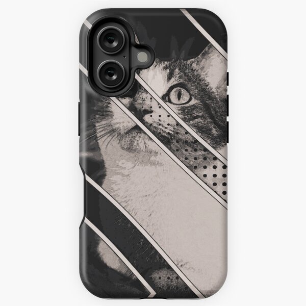 Cat Digital Art iPhone Tough Case