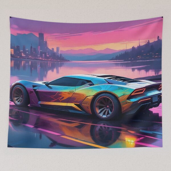 Artikelvorschau, Cyberpunk-Hypercar am See entworfen und verkauft von papi1998.