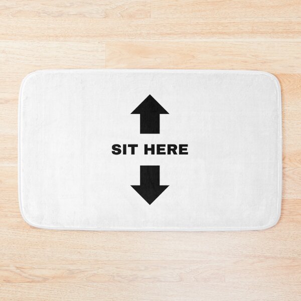Item preview, SIT HERE designed and sold by amazemoda.