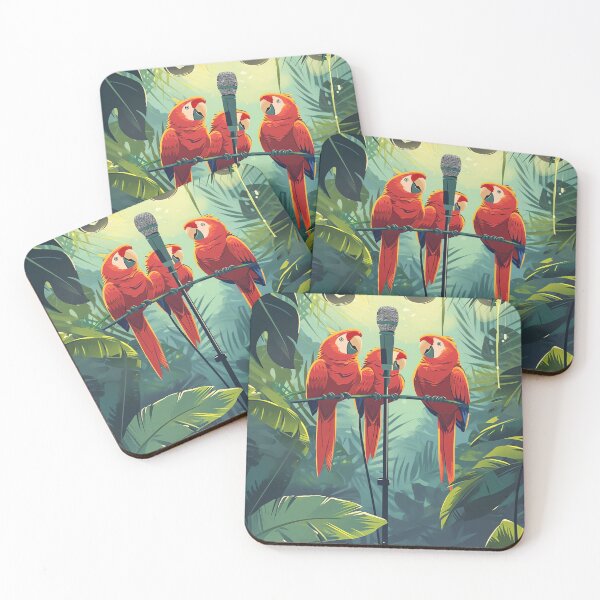 Item preview, Tropical Parrot Talk Show designed and sold by cute-animals99.