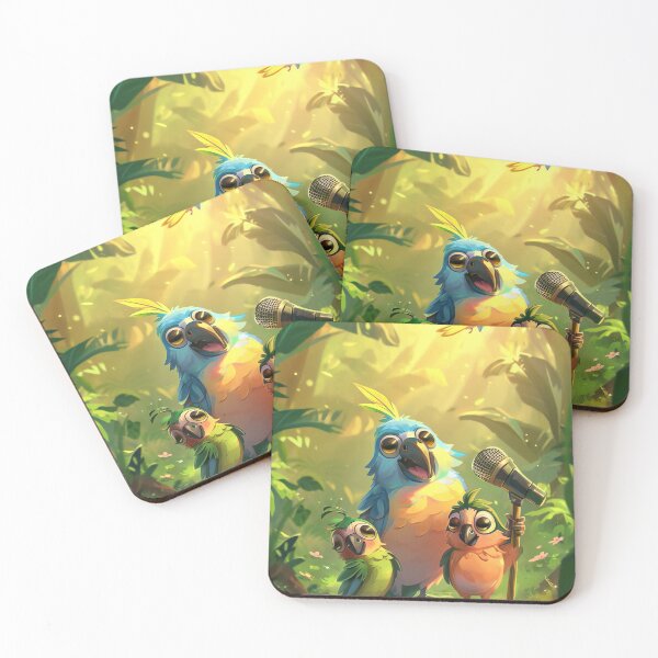Item preview, Tropical Parrot Talk Show designed and sold by cute-animals99.