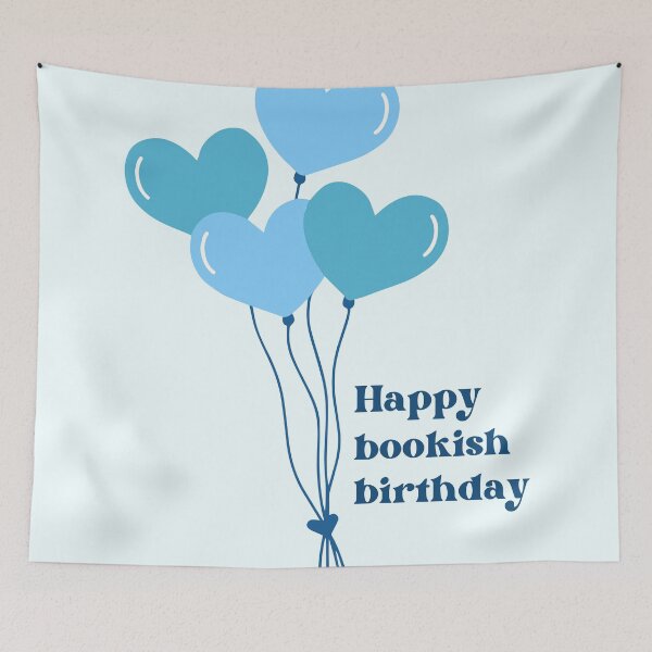 Item preview, Happy bookish birthday designed and sold by Neadoodles.